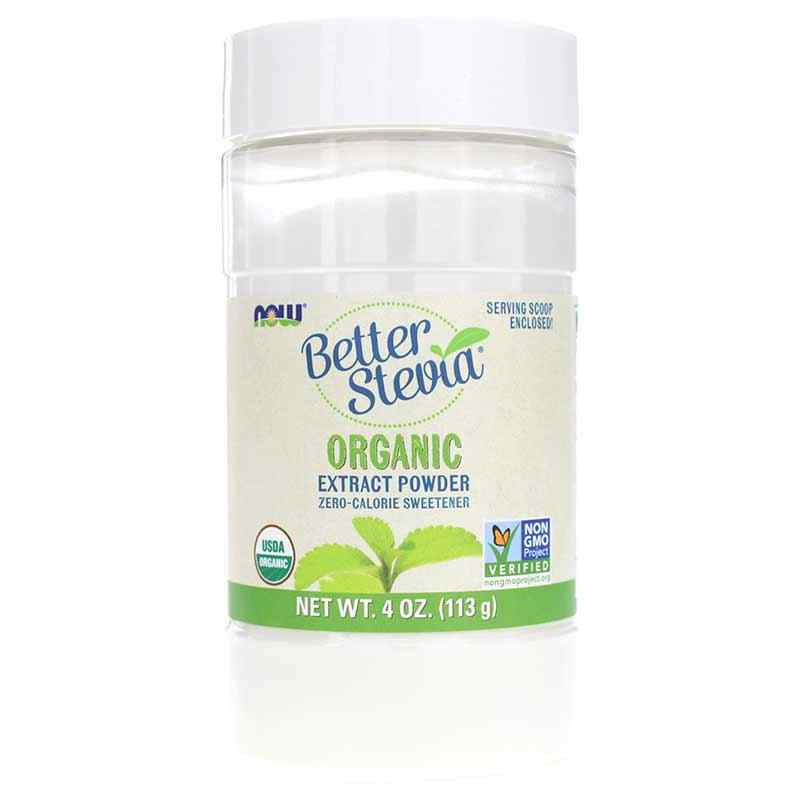 Better Stevia Organic Extract Powder, 4 Oz, by NOW Foods