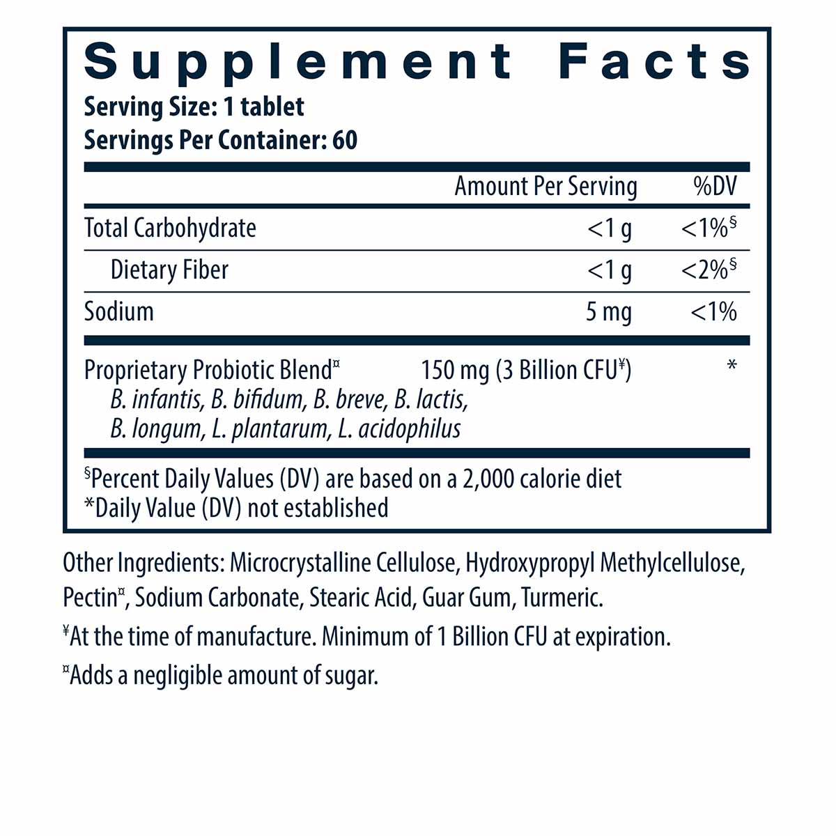 Bifidobacterium Probiotic, 60 Tablets, by Hyperbiotics