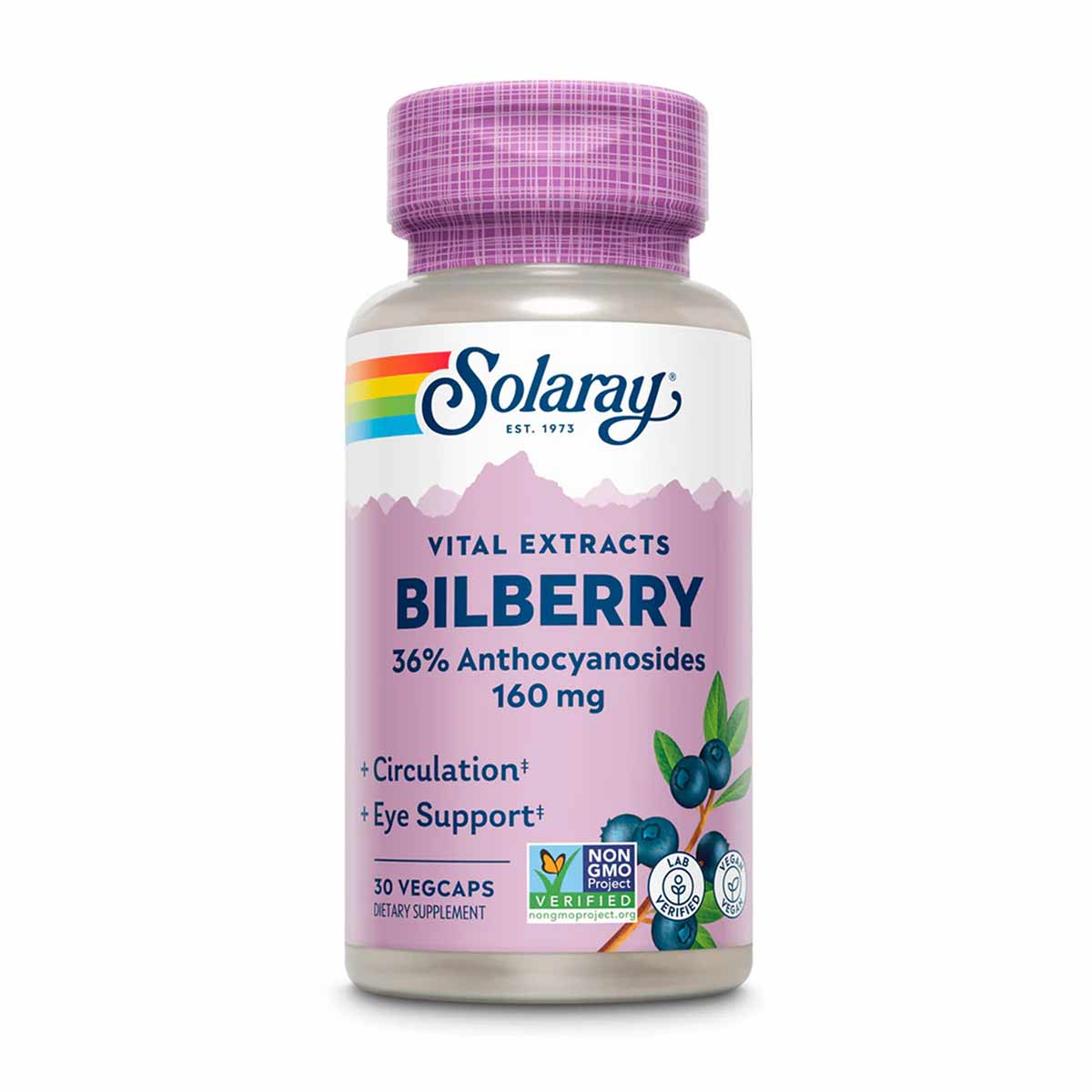 Bilberry Extract 160mg, by Solaray