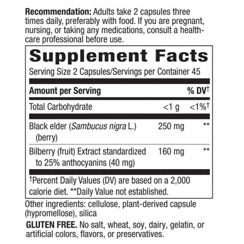 Bilberry Standardized, by Natures Way, image #2