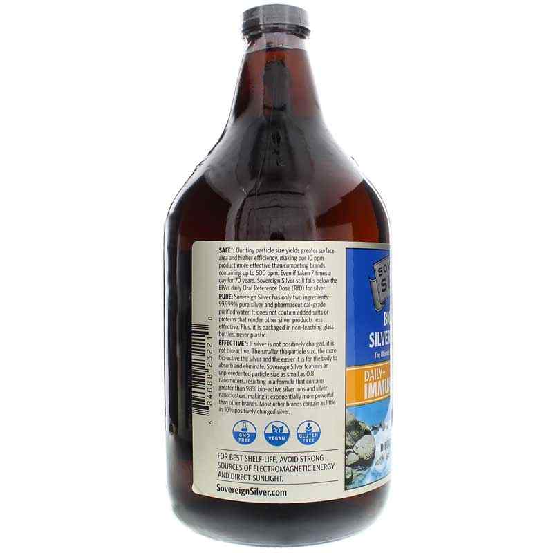 Bio-Active Silver, 64 Oz, by Sovereign Silver, image #3