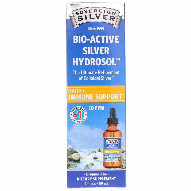 Bio-Active Silver Dropper, 2 Oz, by Sovereign Silver
