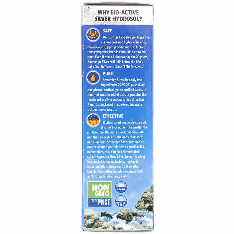 Bio-Active Silver Dropper, 2 Oz, by Sovereign Silver, image #4