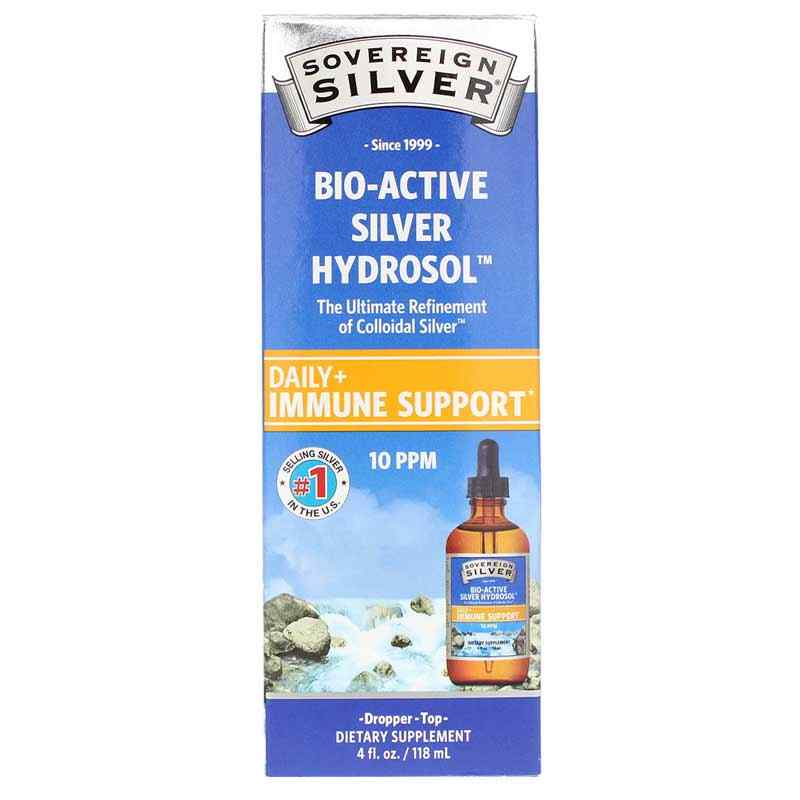 Bio-Active Silver Dropper, 4 Oz, by Sovereign Silver