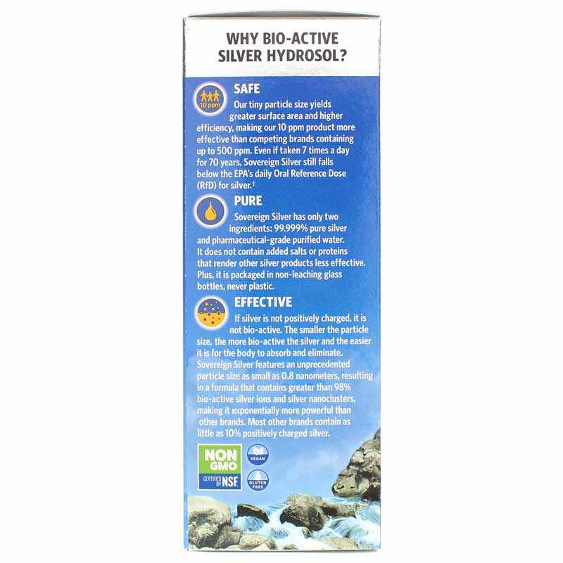 Bio-Active Silver Dropper, 8 Oz, by Sovereign Silver, image #4