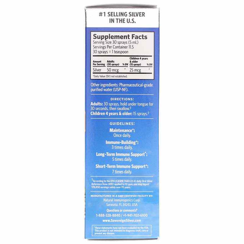 Bio-Active Silver Fine Mist Spray, 2 Oz, by Sovereign Silver, image #2