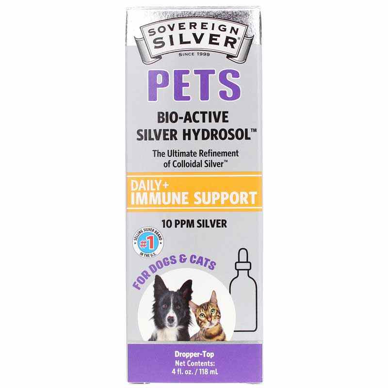 Bio-Active Silver for Pets Dropper, by Sovereign Silver
