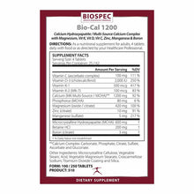Bio-Cal 1200, 250 Tablets, by BioSpec, image #2