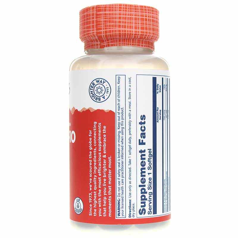 Bio-CoQ-10 100 Mg, 60 Softgels, by Solaray, image #2