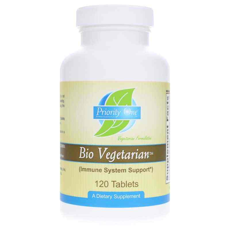 Bio Vegetarian Immune System Support, 120 Tablets, by Priority One