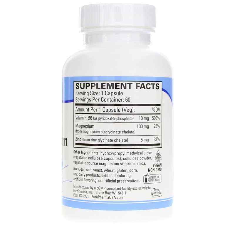 BioActive Magnesium Complex with P-5-P and Zinc, 60 Capsules, by Terry Naturally, image #2