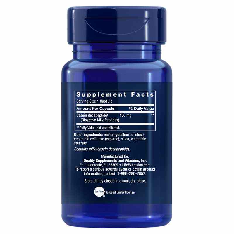 BioActive Milk Peptides, by Life Extension, image #2