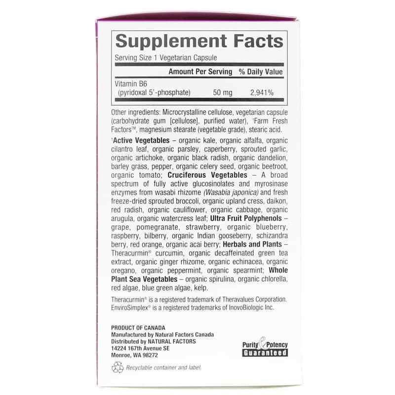 BioCoenzymated Pyridoxal 5' Phosphate 50 Mg, by Natural Factors, image #2