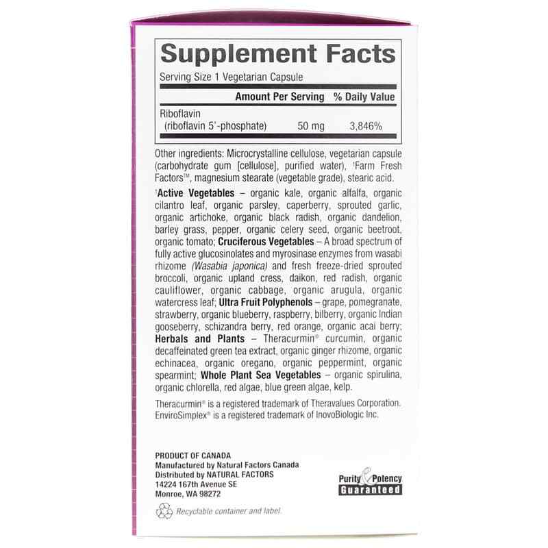 BioCoenzymated Riboflavin 5' Phosphate 50 Mg, by Natural Factors, image #2