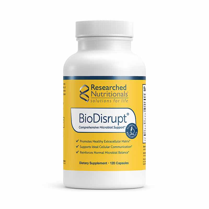 BioDisrupt Comprehensive Microbial Support, by Researched Nutritionals