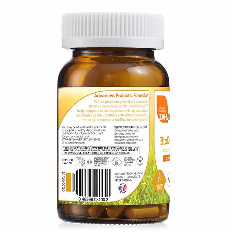 Biopro Cfu BioDophilus 25 Billion CFU Probiotic, Zahler – Natural Healthy Concepts