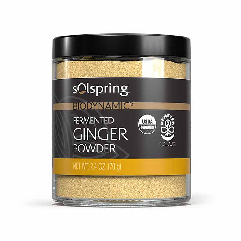 Biodynamic Fermented Ginger Powder Organic, by Solspring
