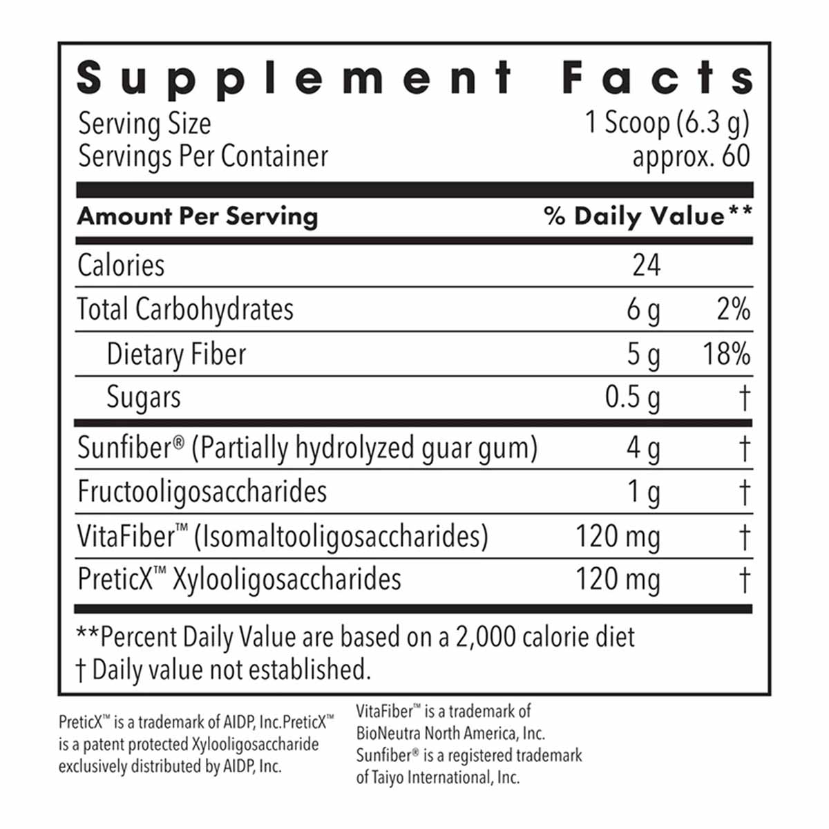 BioMaintenance Prebiotic + Fiber, 13.3 Oz, by Allergy Research Group