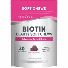 Biotin Beauty Soft Chews, Acai Berry, 30 Soft Chews, by NeoCell