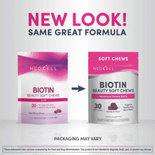 Biotin Beauty Soft Chews, Acai Berry, 30 Soft Chews, by NeoCell