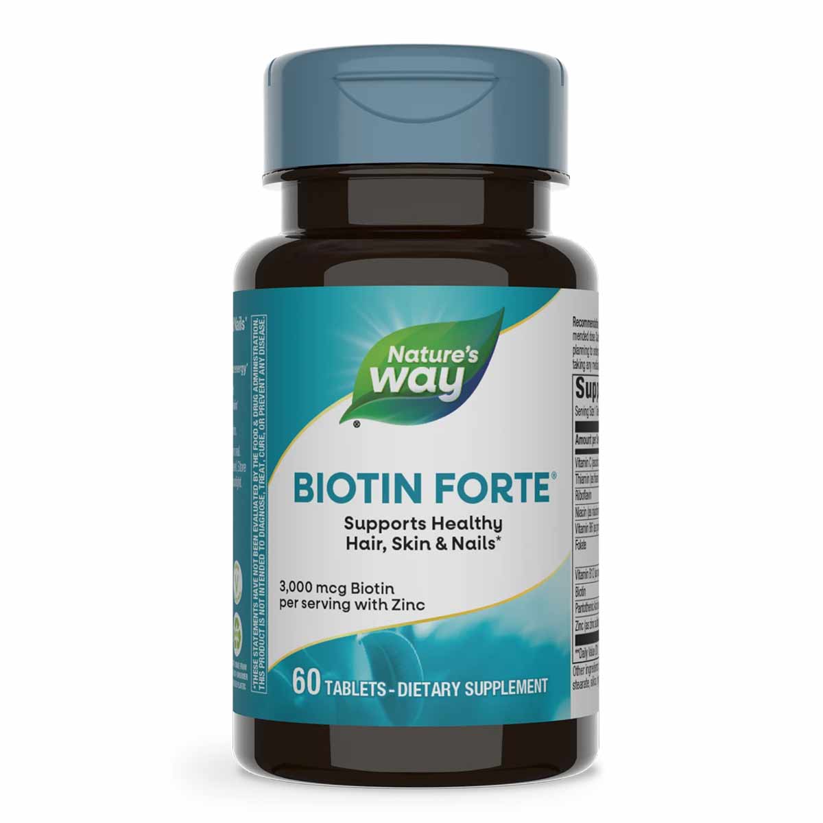 Biotin Forte with Zinc, by Natures Way