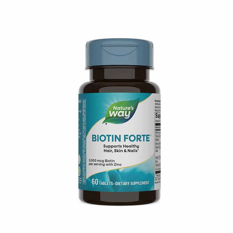 Biotin Forte without Zinc, by Natures Way