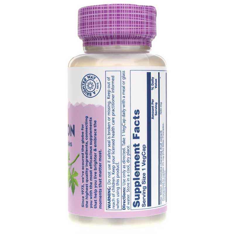 Bitter Melon Fruit Extract 500 Mg 5%, by Solaray, image #2