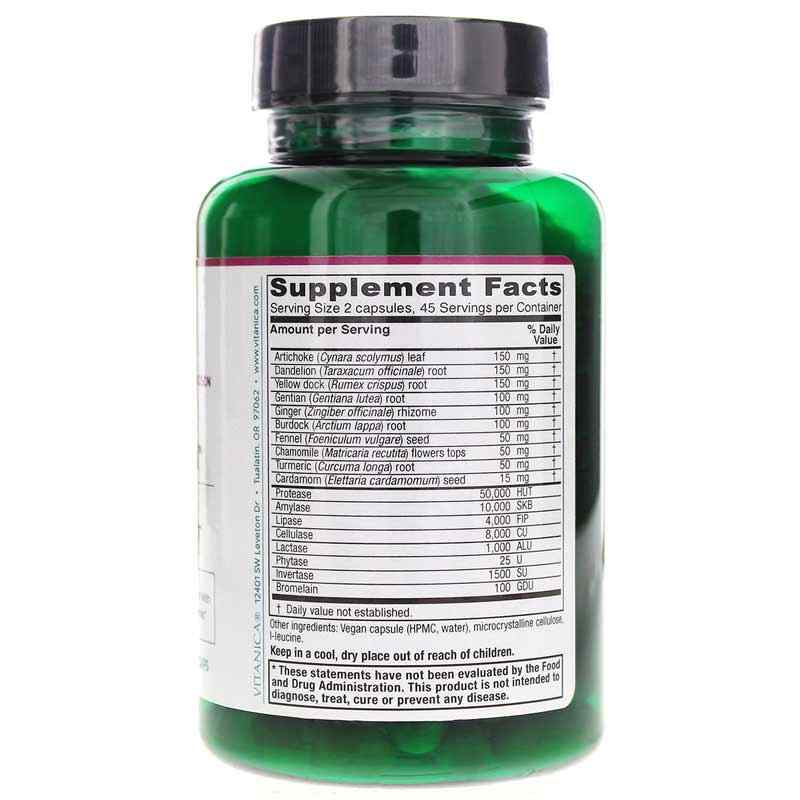 Bitters Extra, 90 Veg Capsules, by Vitanica, image #2