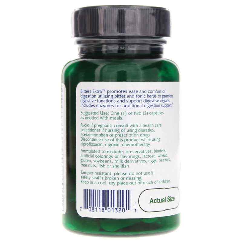 Bitters Extra Pro, 30 Vegan Capsules, by Vitanica Pro, image #3