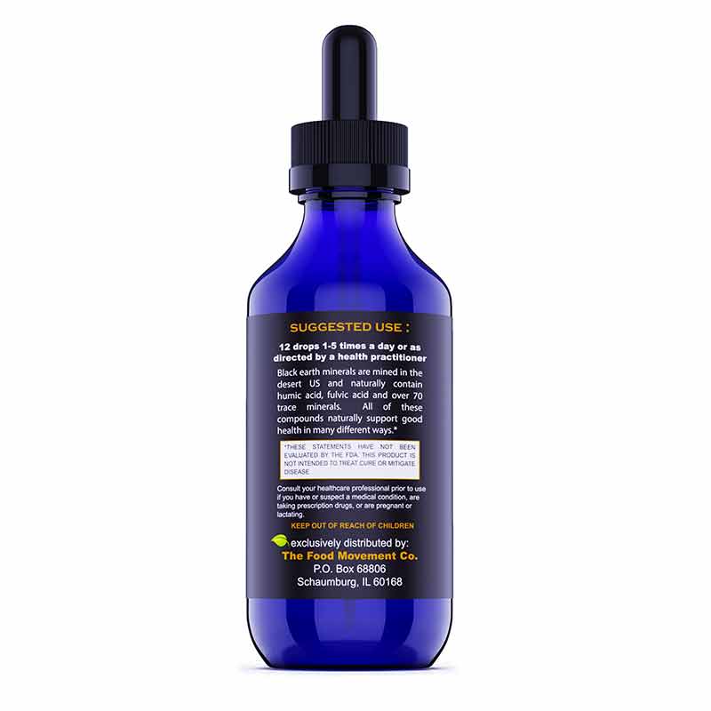 Black Earth Zeolite Liquid, 2 Oz, by The Food Movement, image #2