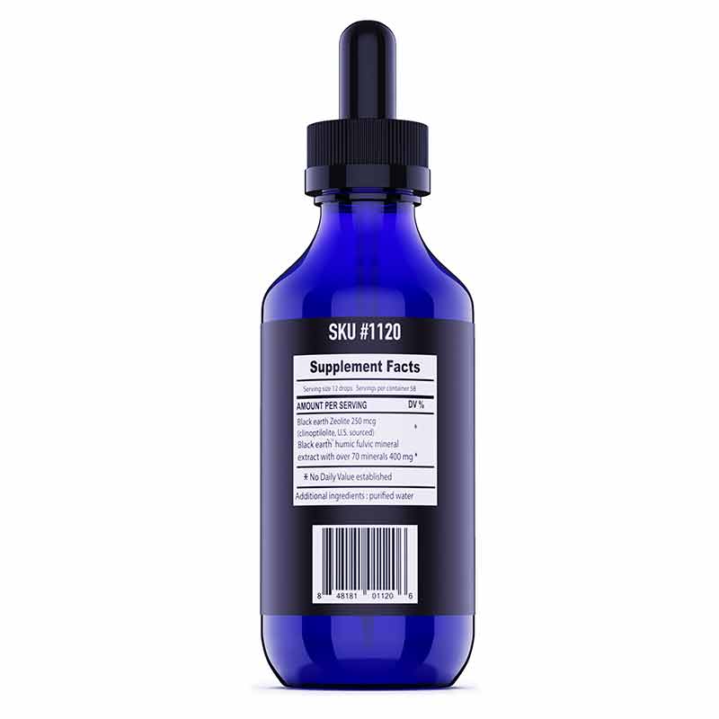 Black Earth Zeolite Liquid, 2 Oz, by The Food Movement, image #3