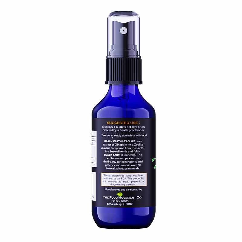 Black Earth Zeolite Spray, 1 Oz, by The Food Movement, image #2