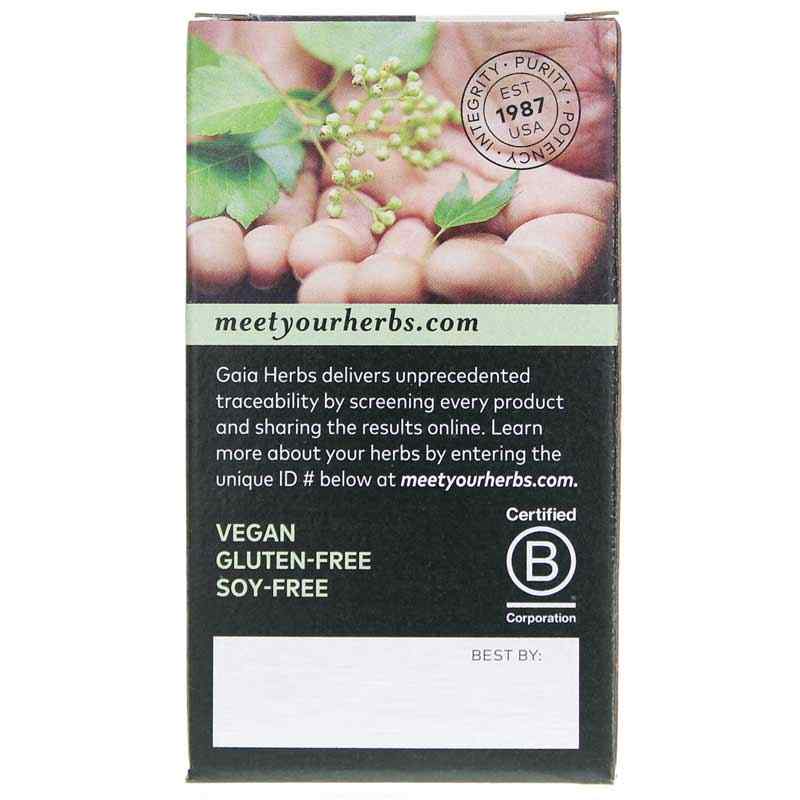 Black Elderberry, 30 Vegan Capsules, by Gaia Herbs, image #3