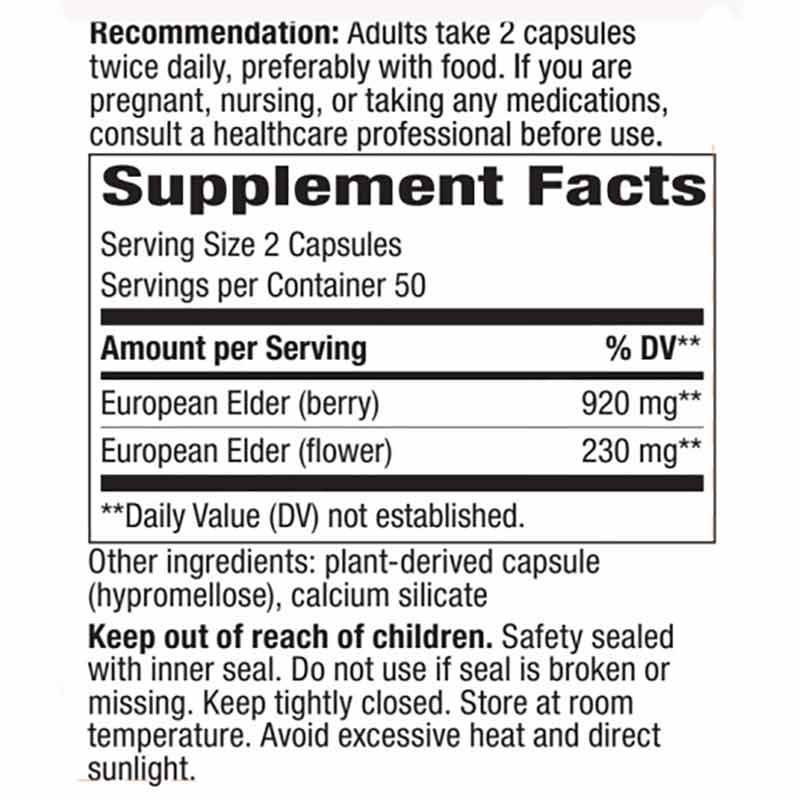 Black Elderberry, by Natures Way, image #2