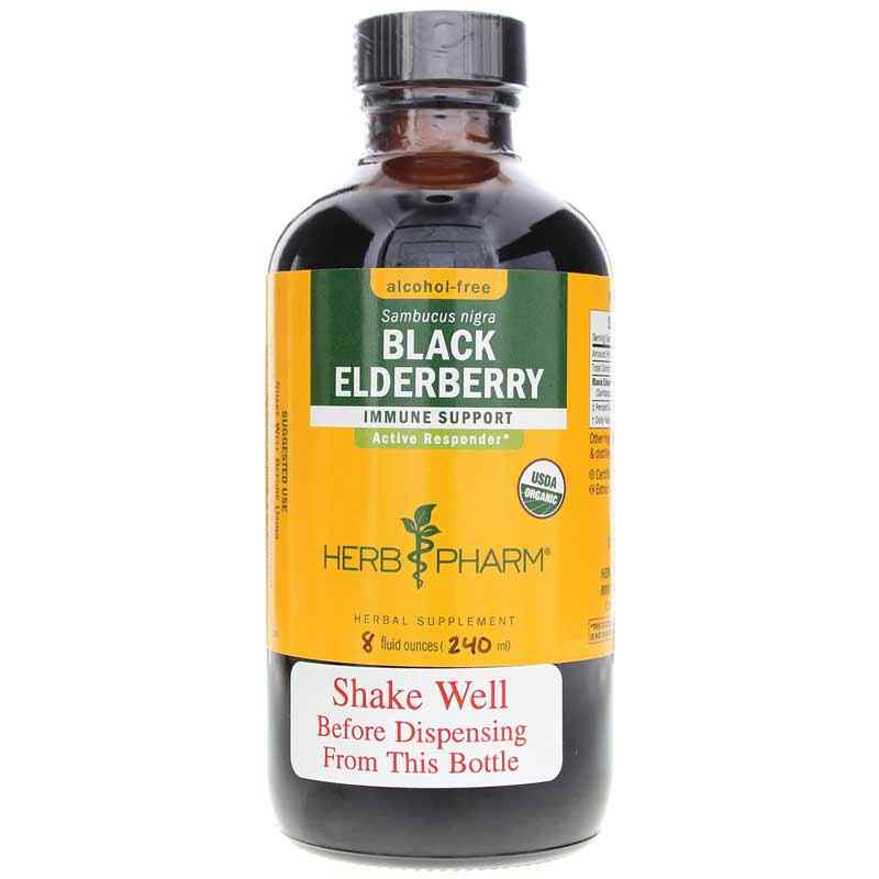 Black Elderberry Alcohol Free, 8 Oz, by Herb Pharm