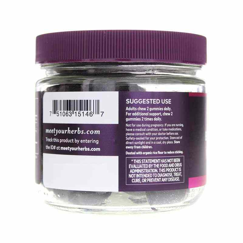 Black Elderberry Extra Strength Gummies, 80 Gummies, by Gaia Herbs, image #3