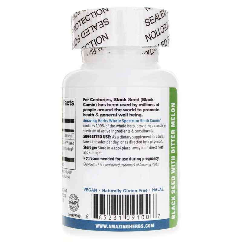 Black Seed with Bitter Melon GlyMordica, by Amazing Herbs, image #3