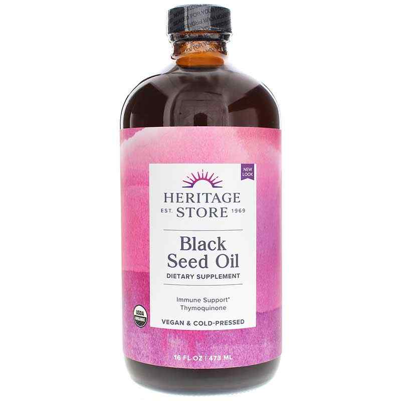 Black Seed Oil, 16 Oz, by Heritage Store