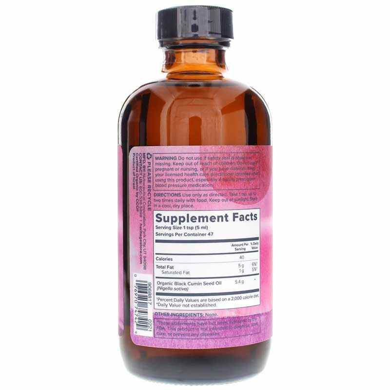 Black Seed Oil, 8 Oz, by Heritage Store, image #2
