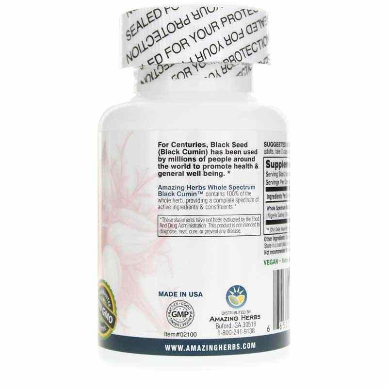 Black Seed Original Plain, by Amazing Herbs, image #2
