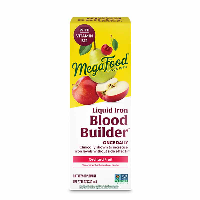 Blood Builder Liquid Iron, 7.7 Oz, by Megafood