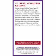 Blood Pressure Balance, 60 Veg Capsules, by New Chapter, image #3