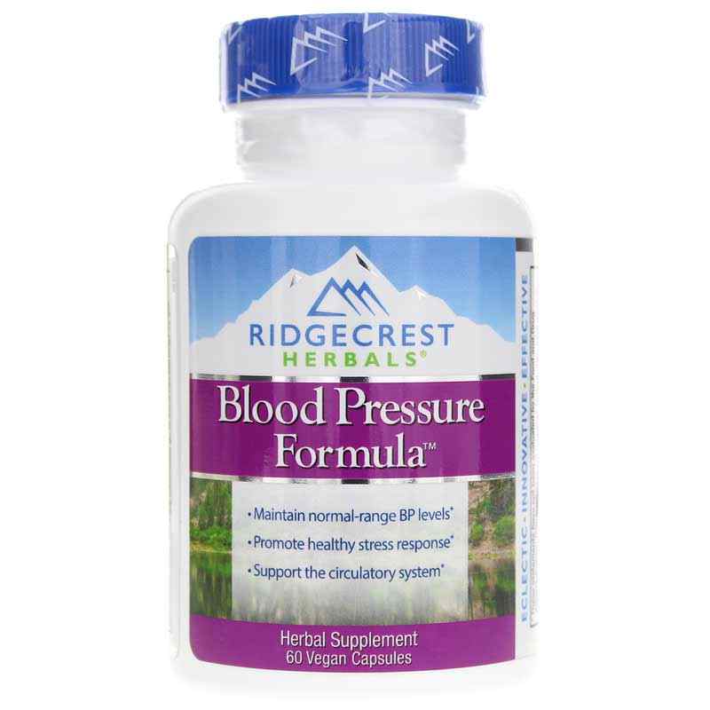 Blood Pressure Formula, 60 Vegan Capsules, by Ridgecrest Herbals