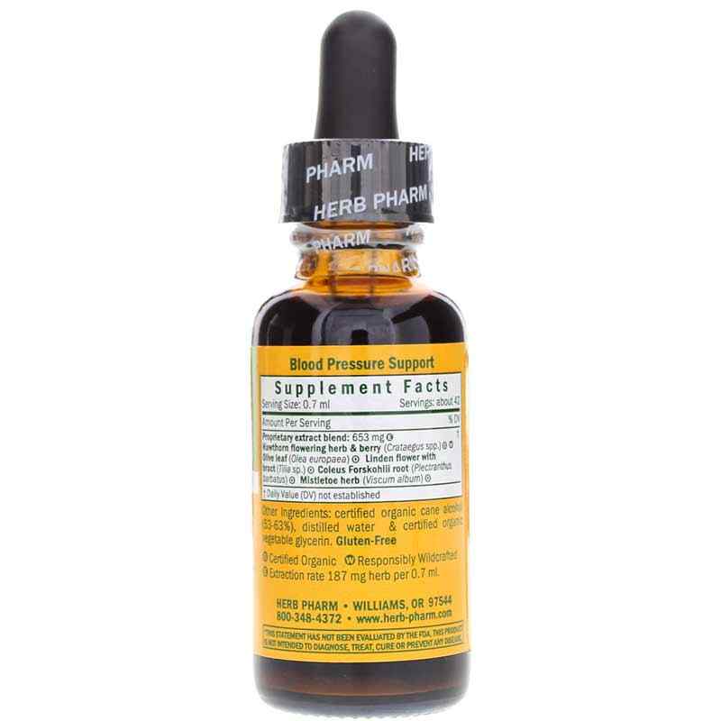 Blood Pressure Support, 1 Oz, by Herb Pharm, image #2