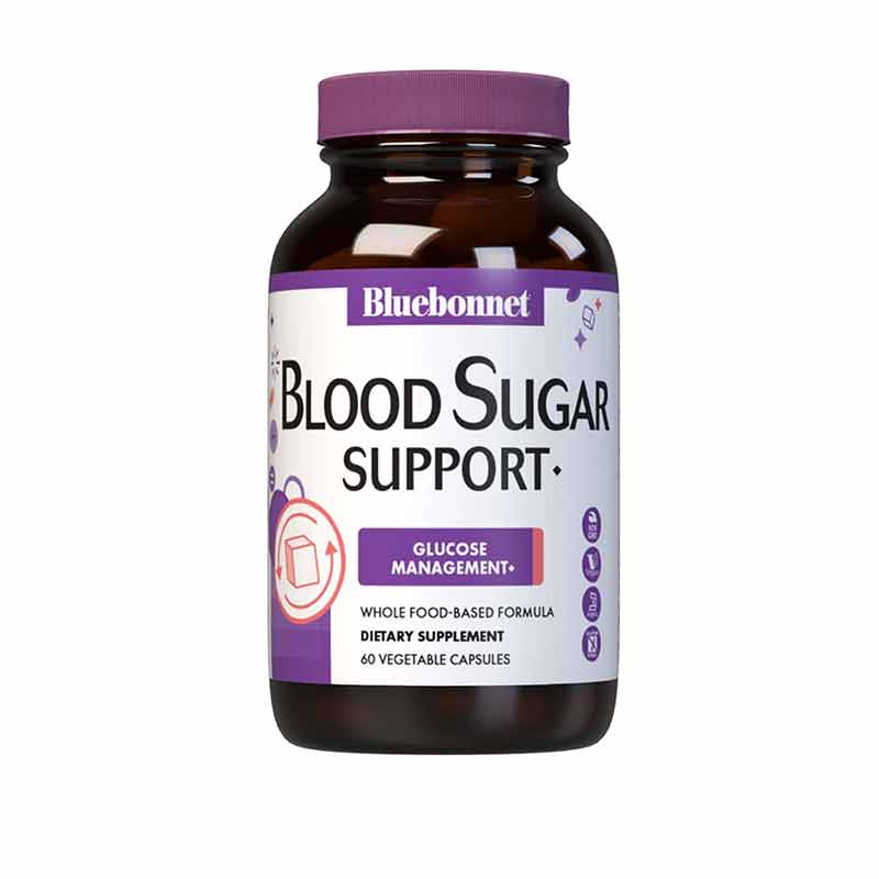 Blood Sugar Support, 60 Veg Capsules, by Bluebonnet