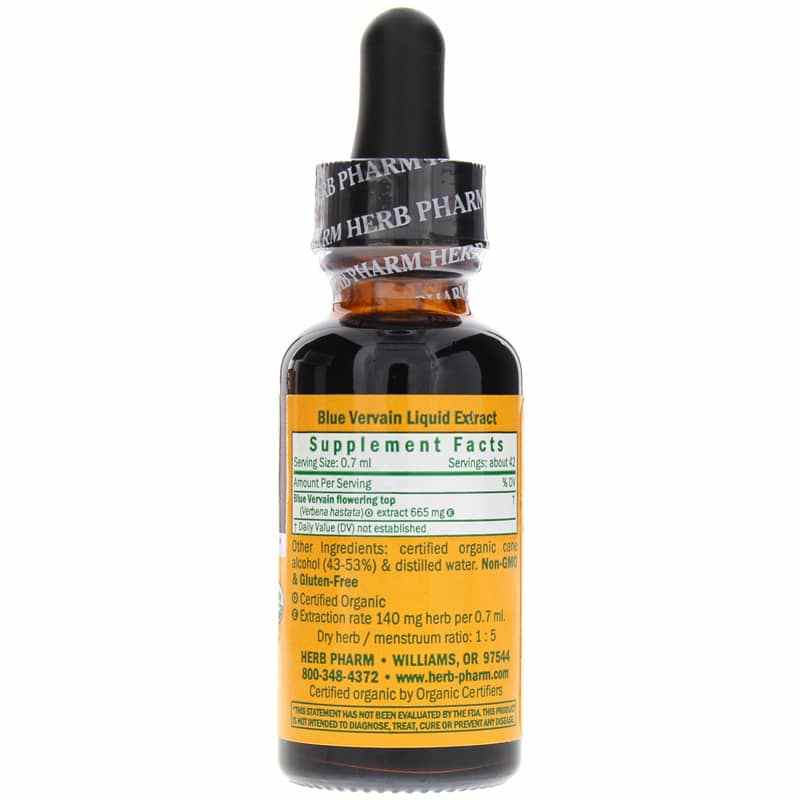 Blue Vervain Extract, 1 Oz, by Herb Pharm, image #2