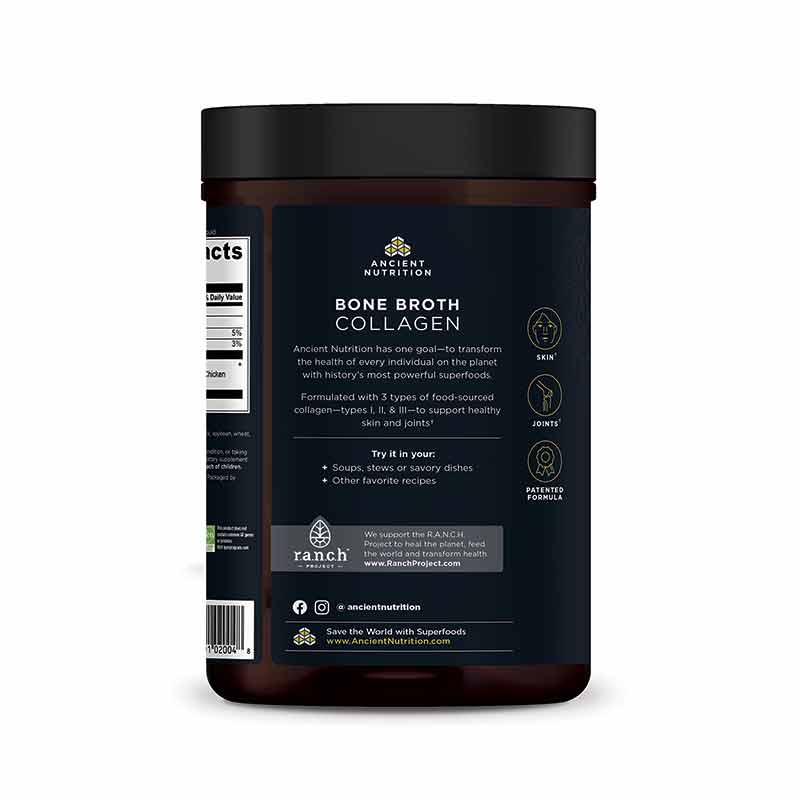 Bone Broth Collagen, Pure, 15.9 Oz, by Ancient Nutrition, image #4