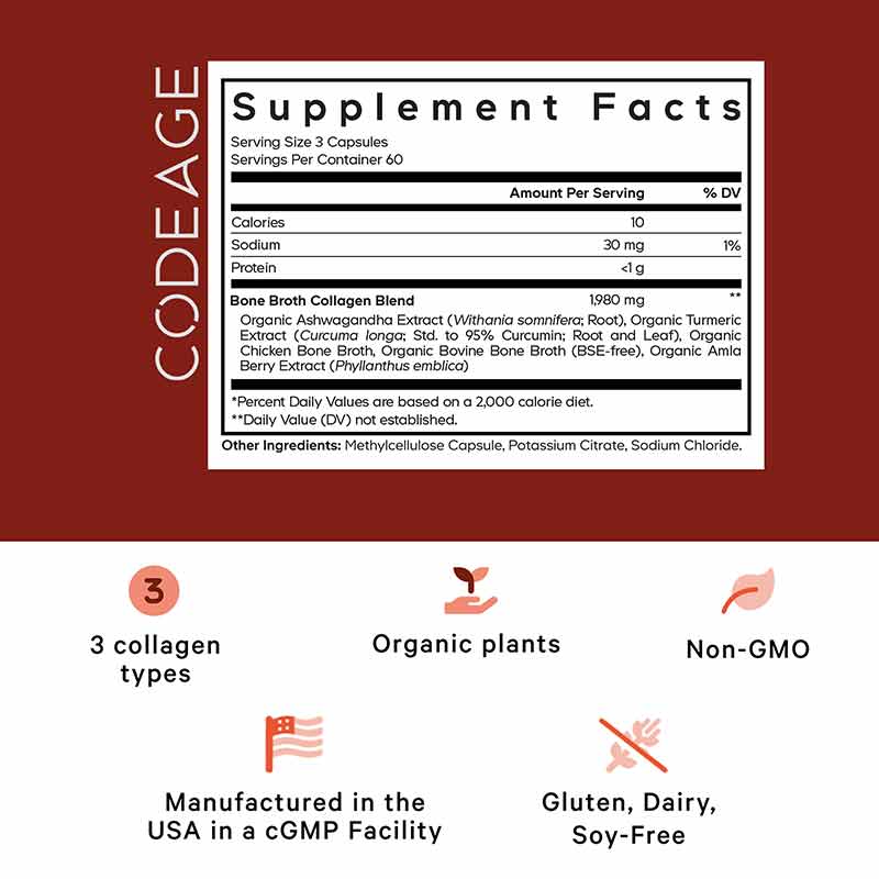 Bone Broth Collagen, by Codeage, image #4