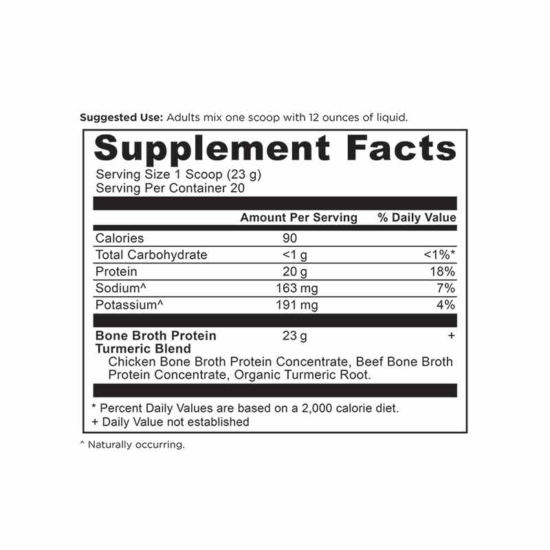 Bone Broth Protein, Turmeric, 16.2 Oz, by Ancient Nutrition, image #2