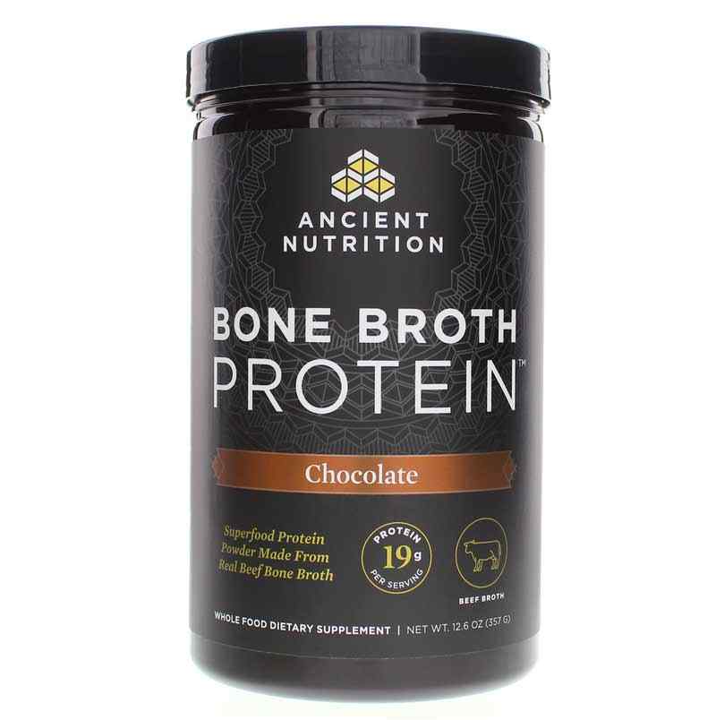 Bone Broth Protein Beef, Chocolate, by Ancient Nutrition